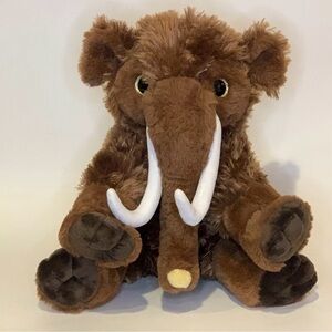 Bear Factory Wollie Woolly Mammoth Plush Toy Sparkle Eyes 16”